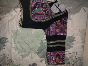 Designer Embroided lehenga and blouse.