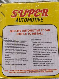 New Super Automotive Dc Fan For Car , Bus, etc.