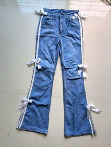 Ribbon Jeans