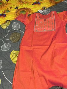 Orange Kurti