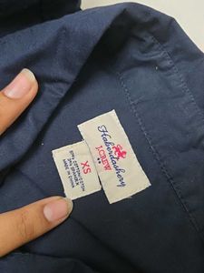 Classic Navy Button-Down Shirt