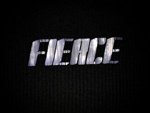 Black "Fierce" Sleeveless Top Snatching