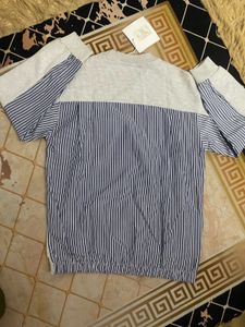 Stylish Striped Sleeve Sweatshirt