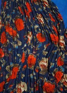 Boho Floral Maxi Skirt