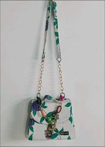 Pack of 2 Floral &amp; Green Shoulder Bags