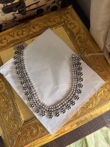 Oxidized Silver Necklace
