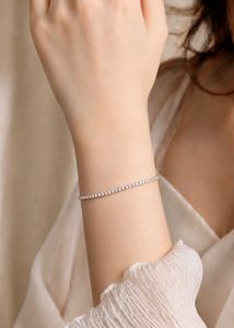 Handmade Sparkling Tennis Bracelet