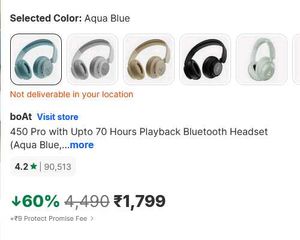 BoAt Headphones original with good battery