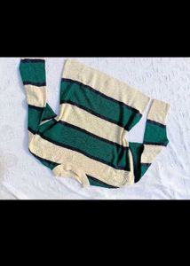 H&amp;M Chic Striped Knit Sweater