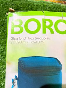 Seald pack BORO Glass Lunch Box Turquoise