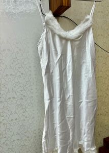 Furry NET &amp; SILK Night Gown