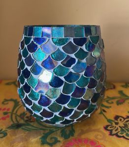 Beautiful Mosaic Candle Holder