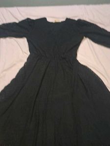 Elegant Black and olive dress combo !!!!