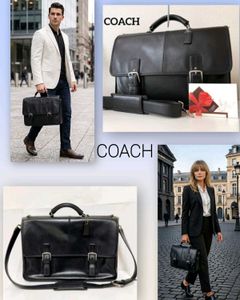 Coach leather Thompson Briefcase Laptop Bag