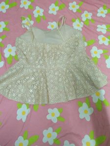 Chic Peplum Top with Lace Detail