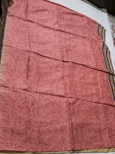 Traditional Kalamkari Art Floral design Silk Saree