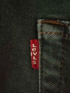 LEVI'S Men's 541 Green Fit Mid Rise Overdyed Jeans
