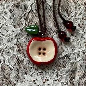 2 × Fruit Button Necklaces