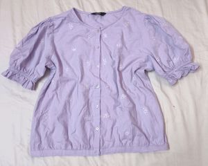 Purple Colour Shirt For Women