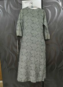 Elegant Grey Kurta Set with Sequins work