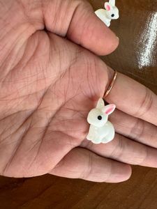 Set Of 6 Rabbit Miniature