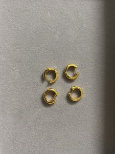 Gold Hoop Earrings Set
