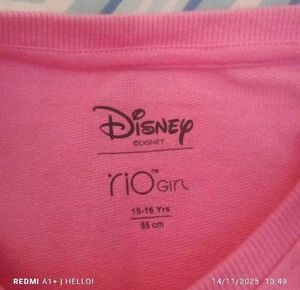 Disney Mickey Mouse Pink Graphic T-Shirt