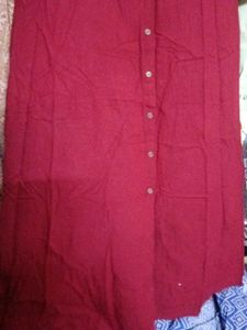 Maroon Kurta