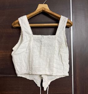 Corset Style Lace Up Top