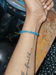 Blue handmade Beaded Bracelet