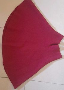 maroon Ethnic Skirt