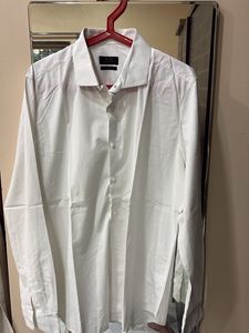 Men's Classic White Dress Shirt