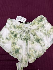 Shein Boho Tie-Dye Bandeau Top