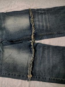 Unique Cropped Wide-Leg Jeans