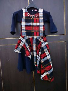 check print Girls Dress