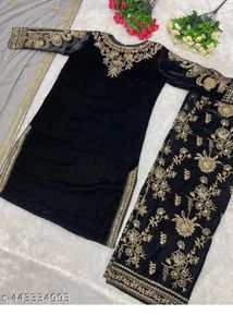 Elegant Black Kurta Set