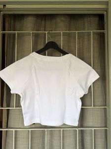 Classic White Cropped T-Shirt
