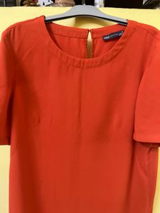 Vibrant Orange M&amp;S Collection Top