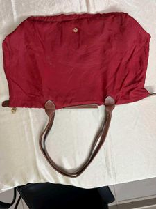 Longchamp Red Tote Bag