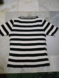 Chic Striped Tunic Top