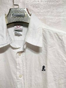 Classic White Mickey Mouse Button-Up Shirt