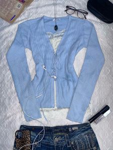 Front Tie Cardigan 🦋