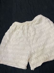 White Lace Cami &amp; Shorts Set