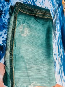 Elegant Green Saree not used