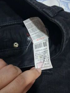 Guess Black Denim Mini Skirt