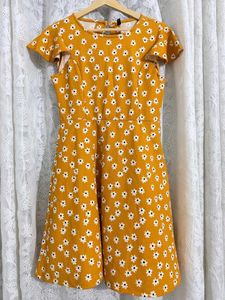 RIO Cute Yellow Floral Mini Dress