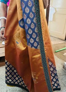 Stunning Silk Saree with Peacock Motif