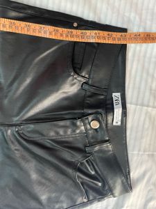 Faux Leather Corset Top &amp; Pants Set