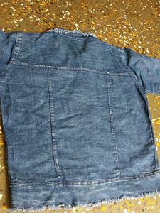 Classic Blue Denim Jacket for girls