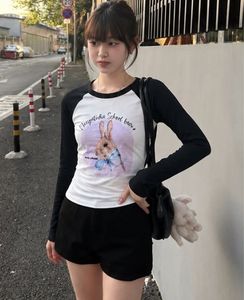 Cute Bunny Graphic Long Sleeve Top